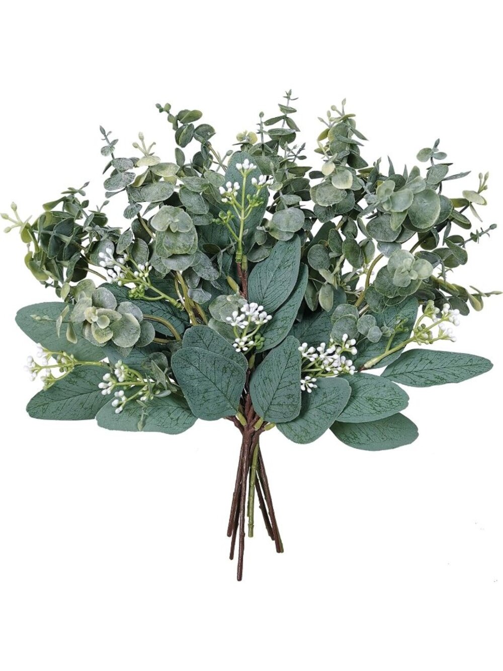 New Mixed Eucalyptus Leaves Stems Bulk Artificial Eucalyptus Leaves
